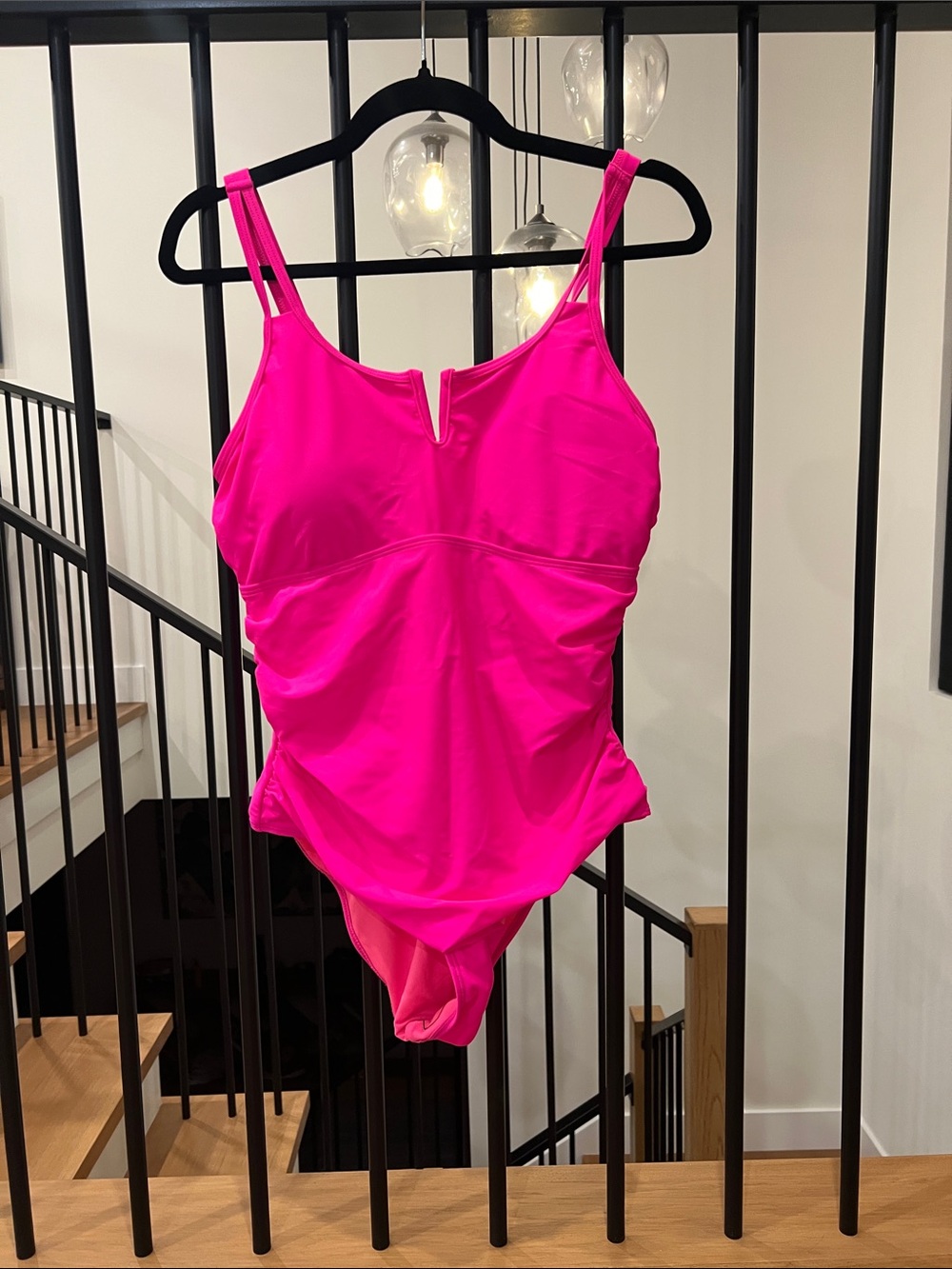 Bright Pink One-Piece Swimsuit